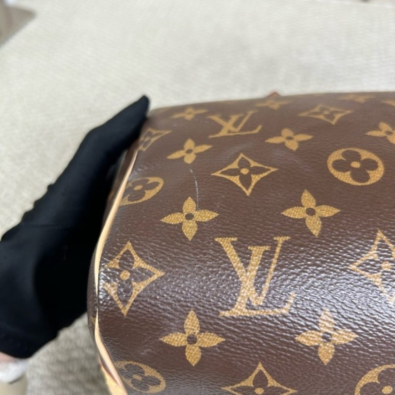 LV路易威登 Speedy 25 老花手提單肩包 超大容量 可調節肩帶 可單肩可斜挎 日常通勤 逛街都百搭-12