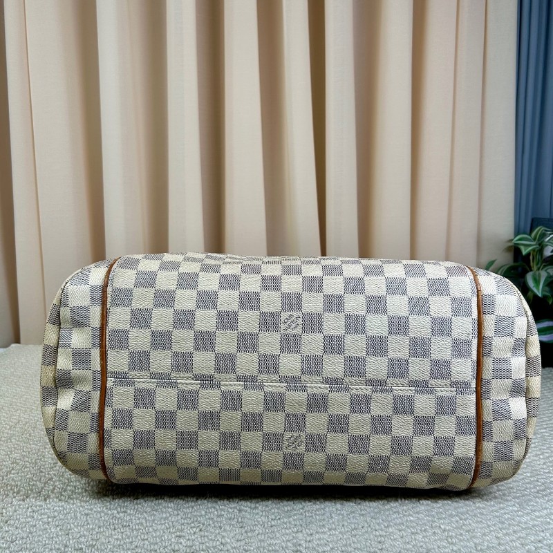 LV路易威登白棋盤格Totally托特包 經典棋盤格 手提單肩兩用 容量大 日常通勤、出門、當媽咪包都很合適-4