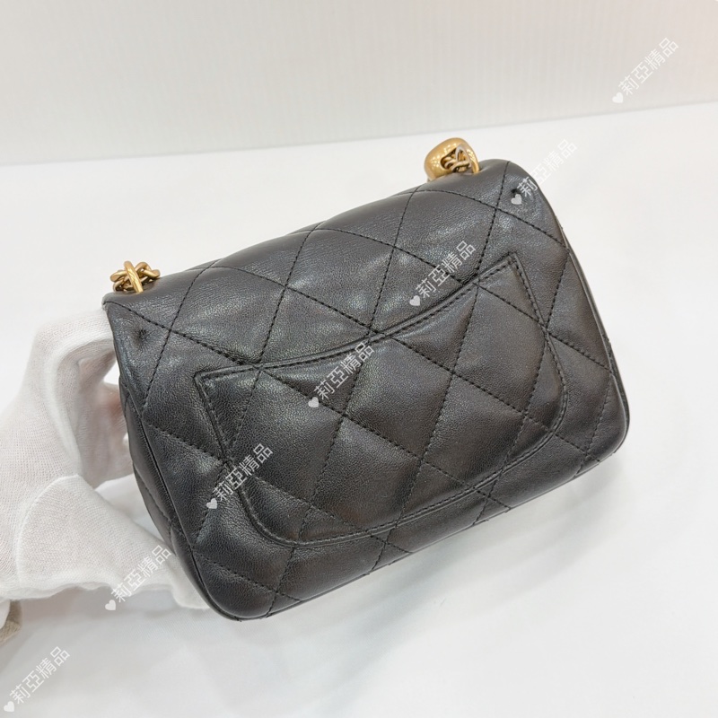 莉亞精品♡Chanel 愛心調節扣20cm 二手美包-3