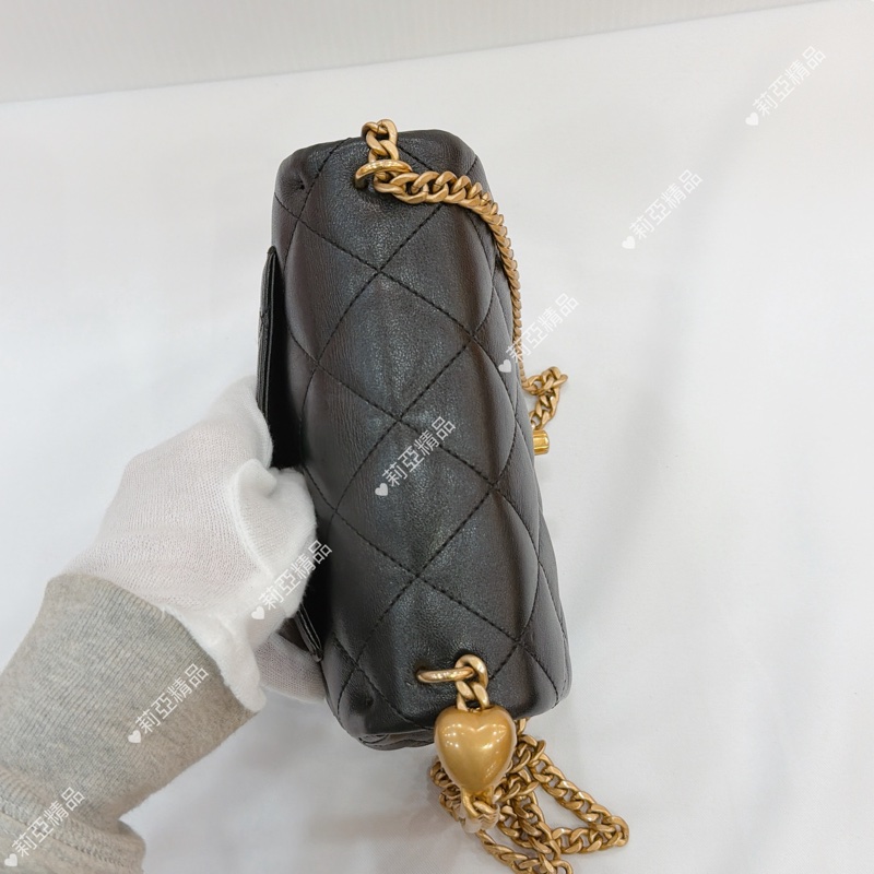莉亞精品♡Chanel 愛心調節扣20cm 二手美包-4