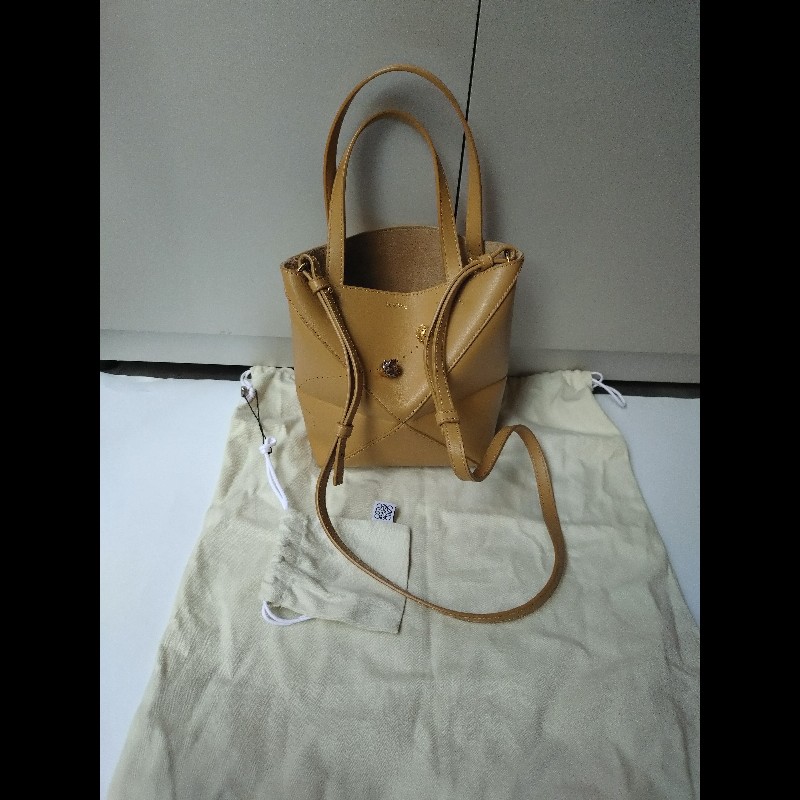 LOEWE 駝皮限定金銀刺蝟托特包 puzzle tote 小-6