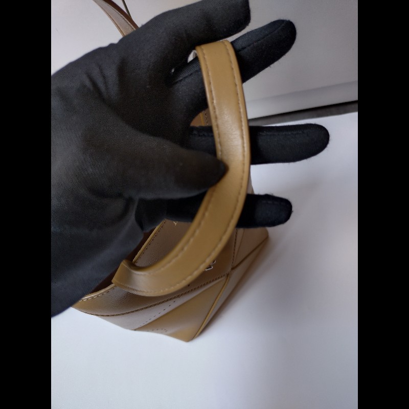 LOEWE 駝皮限定金銀刺蝟托特包 puzzle tote 小-9