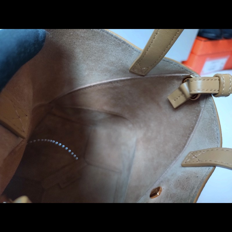 LOEWE 駝皮限定金銀刺蝟托特包 puzzle tote 小-19