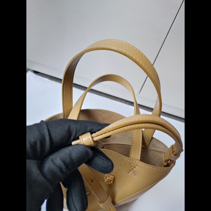 LOEWE 駝皮限定金銀刺蝟托特包 puzzle tote 小-28