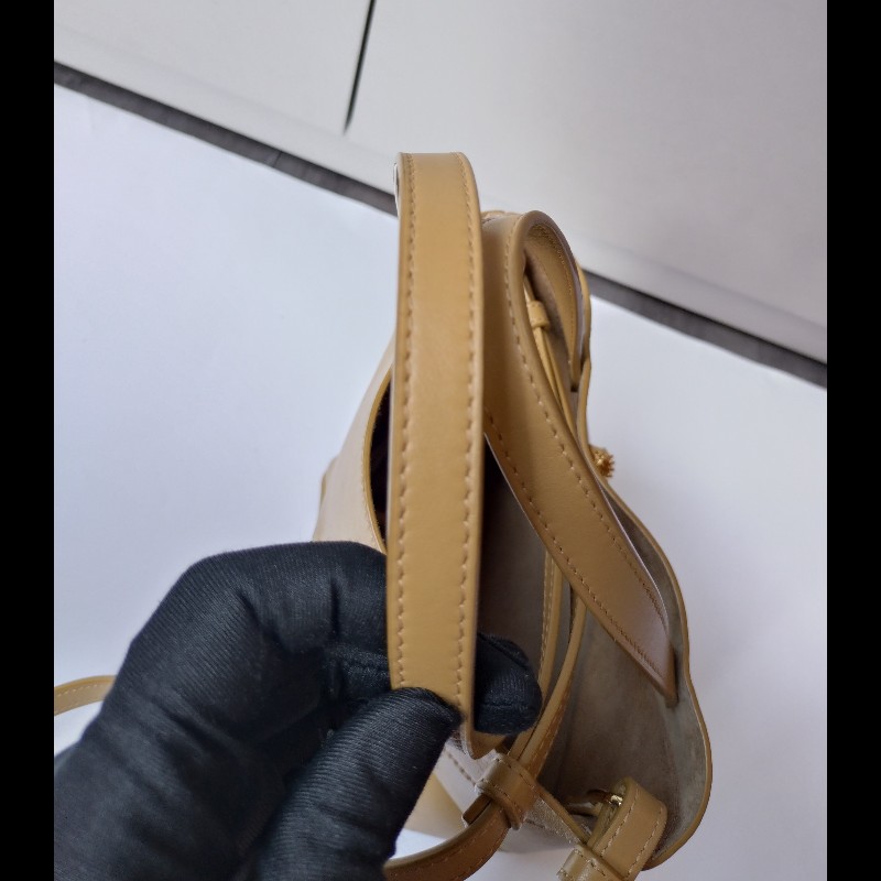 LOEWE 駝皮限定金銀刺蝟托特包 puzzle tote 小-33