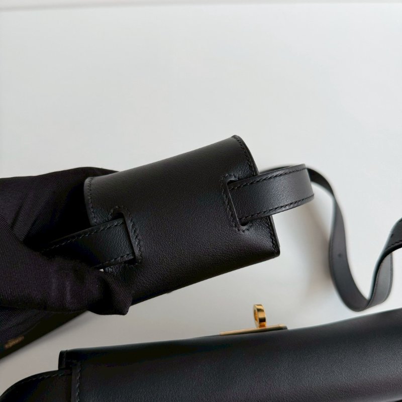 99新🆕 全配有購證🙌🏻 Hermès 愛馬仕 Kelly Moove 黑色金釦-10