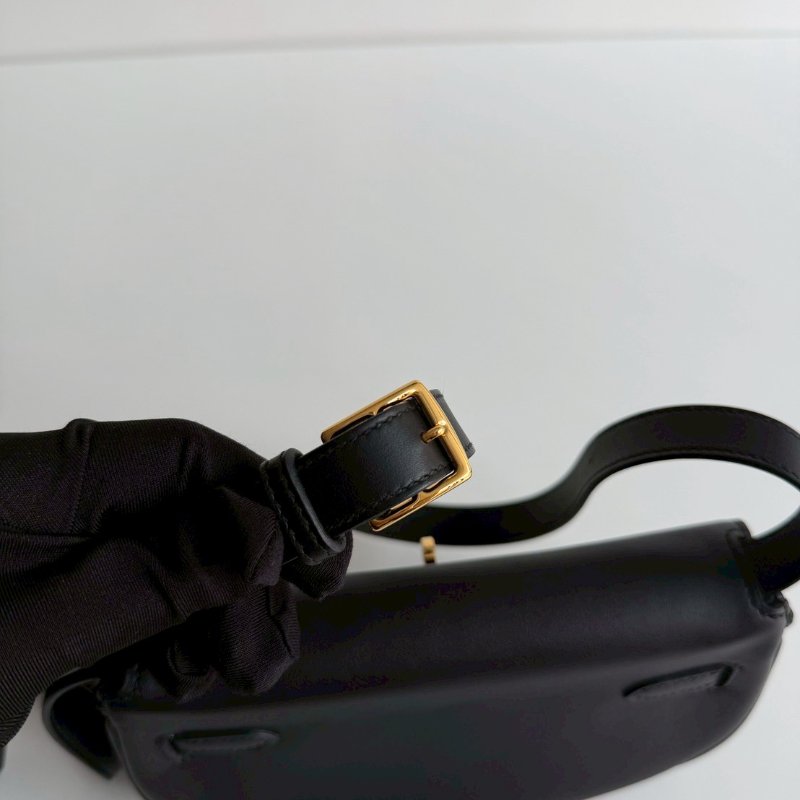 99新🆕 全配有購證🙌🏻 Hermès 愛馬仕 Kelly Moove 黑色金釦-11