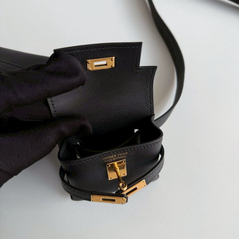 99新🆕 全配有購證🙌🏻 Hermès 愛馬仕 Kelly Moove 黑色金釦-15
