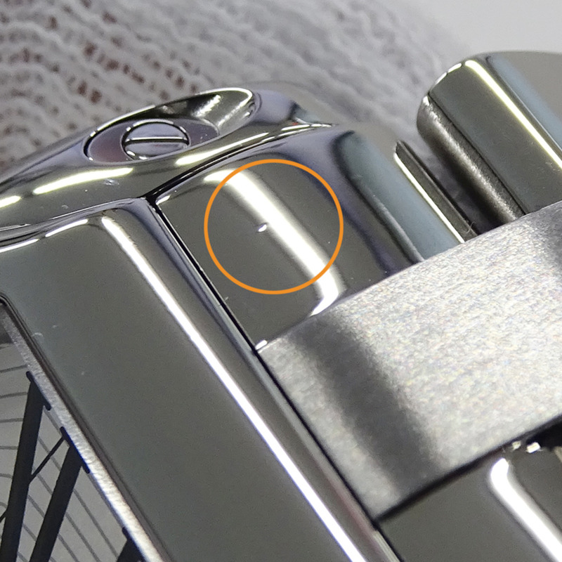 卡地亞男士 Roadster LM 腕錶，帶日期顯示，自動上鍊機芯，精鋼錶殼，型號 W62025V3，可更換錶帶，拋光銀色-12