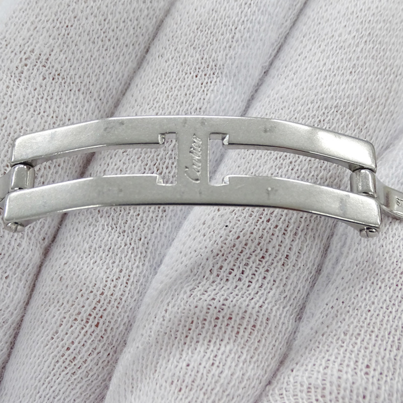 卡地亞男士 Roadster LM 腕錶，帶日期顯示，自動上鍊機芯，精鋼錶殼，型號 W62025V3，可更換錶帶，拋光銀色-15