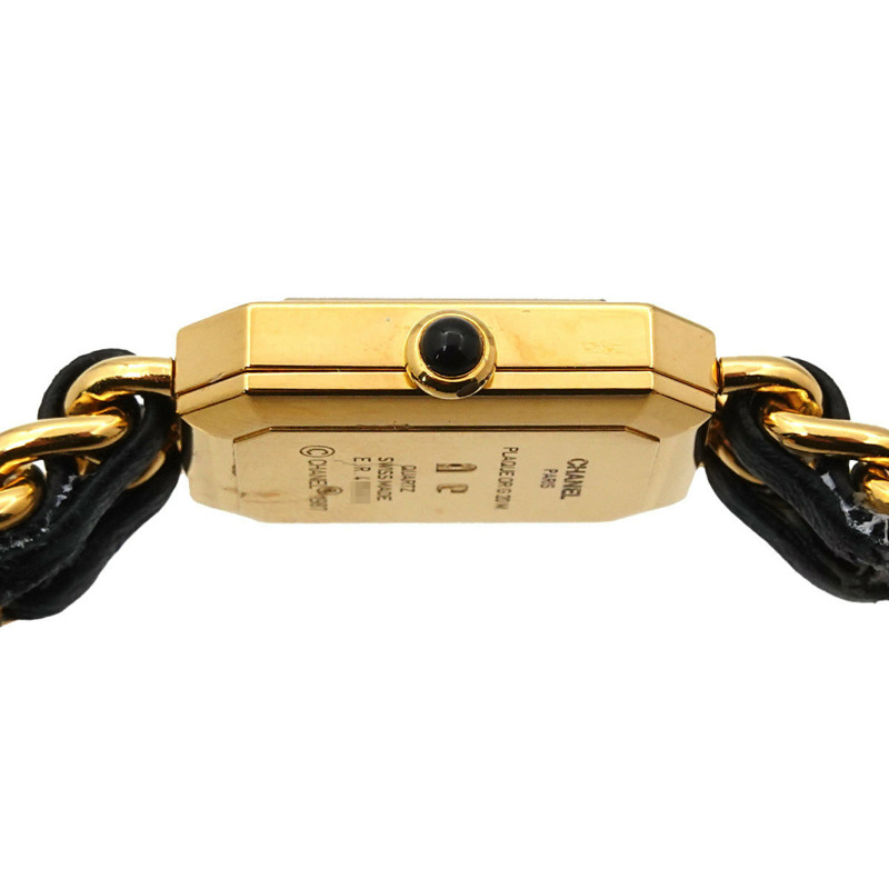 香奈兒 Premiere 女士腕錶，L 碼，H0001，黑金配色，石英機芯-4