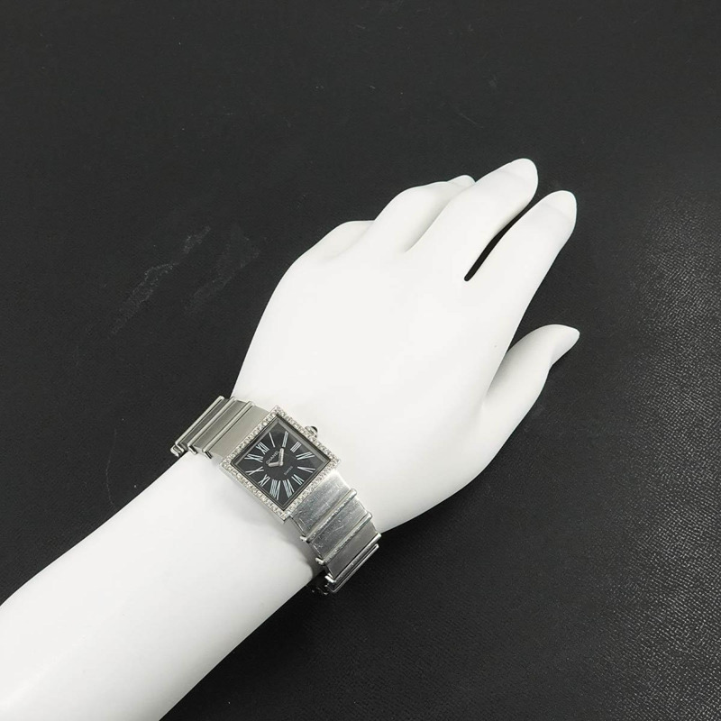 香奈兒 Mademoiselle H0830 女士黑色石英腕錶-2