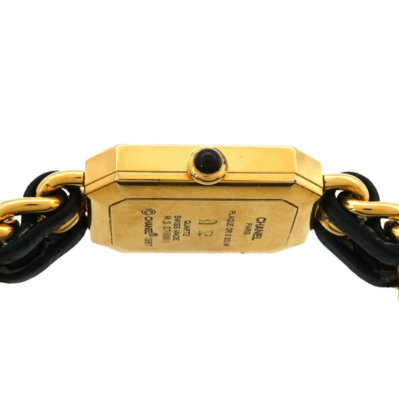 香奈兒 Premiere 女士腕錶，L 碼，H0001，黑金配色，石英機芯-4