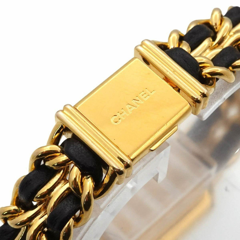 香奈兒 Premiere 女士腕錶，L 碼，H0001，黑金配色，石英機芯-6