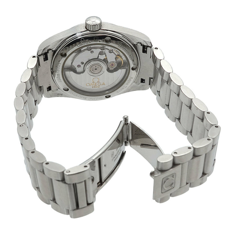 歐米茄海馬系列Aqua Terra同軸腕錶2504 80男士腕錶，附日期顯示，藍色錶盤，自動上鍊-3