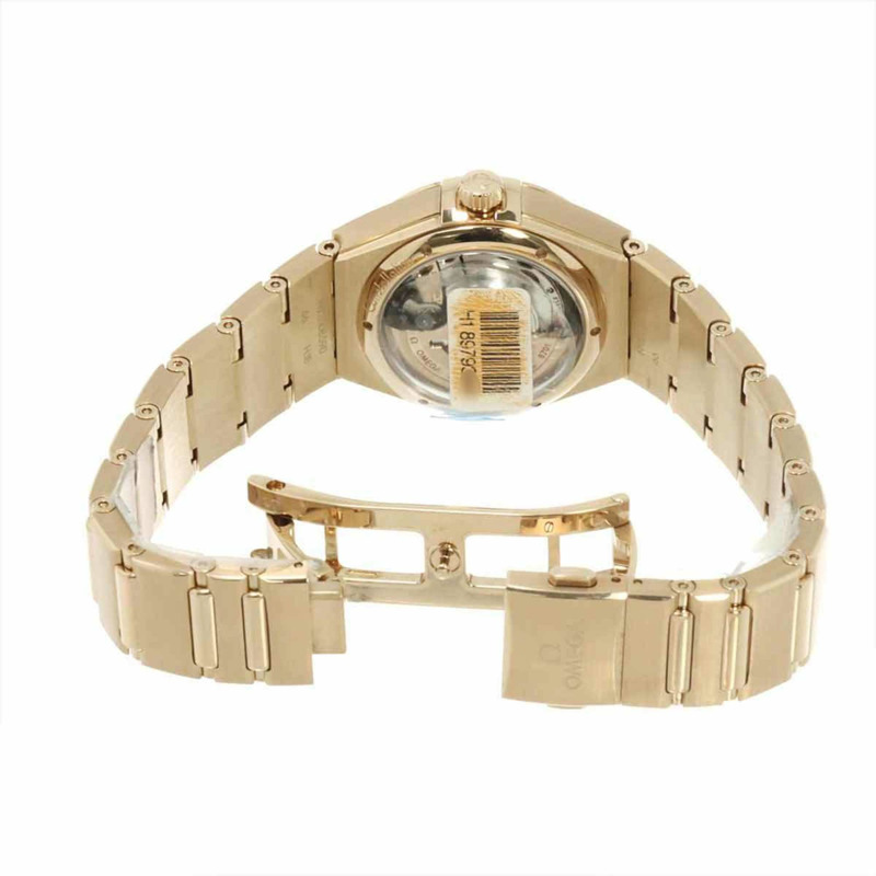 歐米茄星座系列同軸腕錶 131 50 29 20 53 001 女士腕錶，鑲嵌 11 顆鑽石，日期顯示，藍色 18K 玫瑰金錶殼，自動上鍊機芯-4