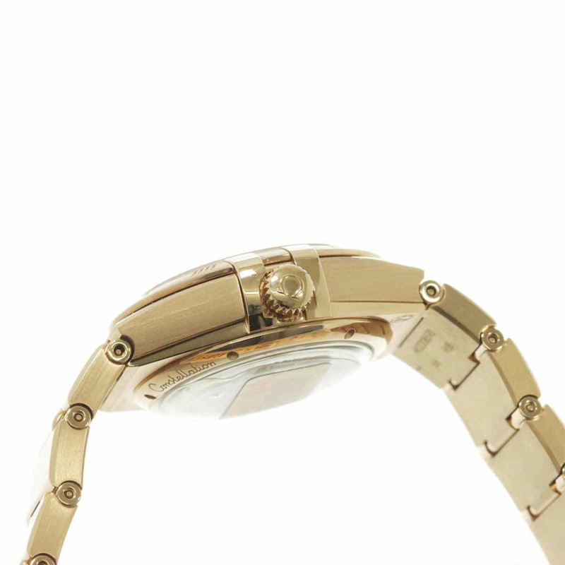 歐米茄星座系列同軸腕錶 131 50 29 20 53 001 女士腕錶，鑲嵌 11 顆鑽石，日期顯示，藍色 18K 玫瑰金錶殼，自動上鍊機芯-5