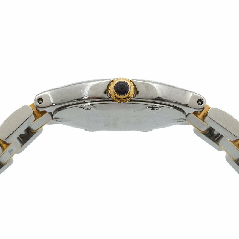 卡地亞 Must 21 Vantianne 雙色腕錶 W10073R6 女士銀色石英錶-4