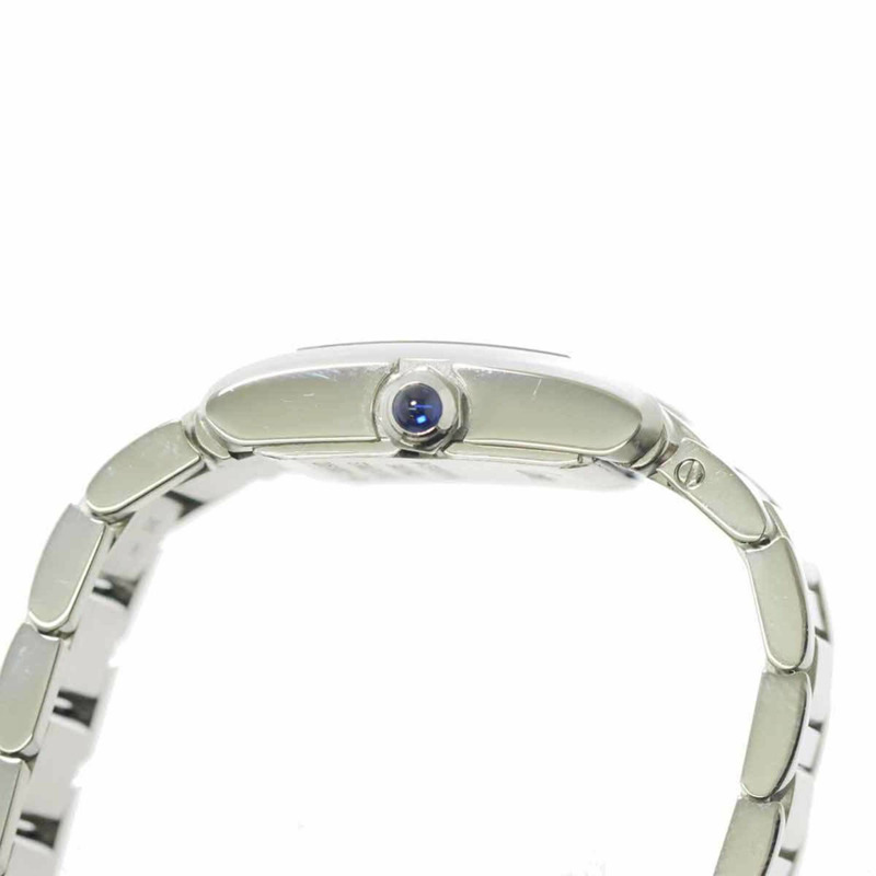 卡地亞 Tank Française SM WSTA0065 女士銀色石英腕錶-5