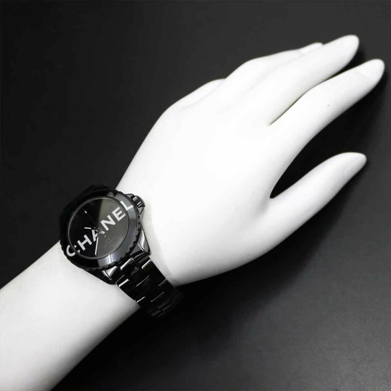 香奈兒 J12 38毫米 Wanted de H7418 男士腕錶，黑色陶瓷錶殼，日期顯示，自動上鍊-3