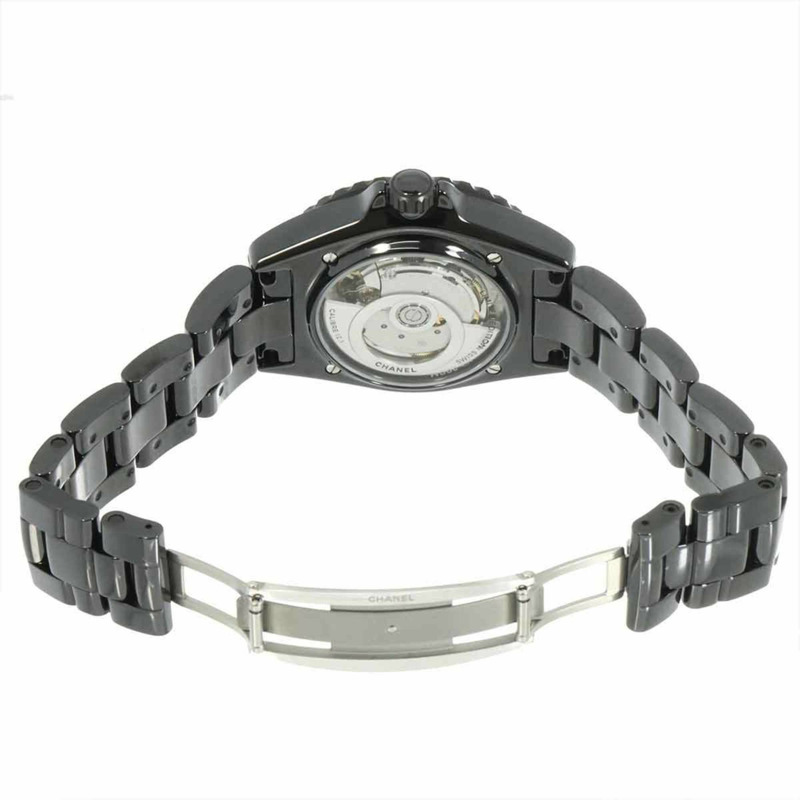 香奈兒 J12 38毫米 Wanted de H7418 男士腕錶，黑色陶瓷錶殼，日期顯示，自動上鍊-4