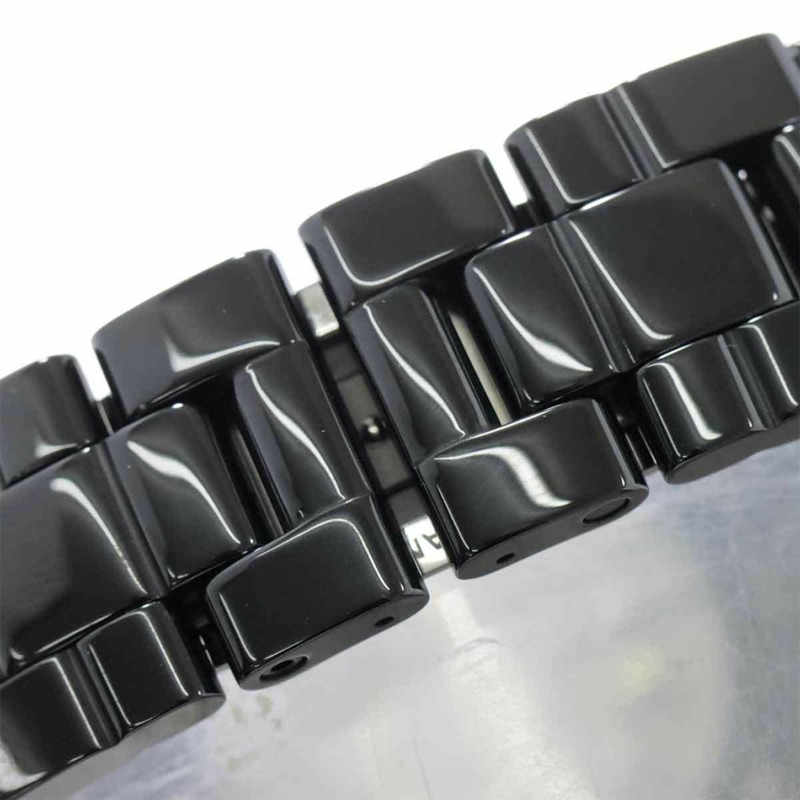 香奈兒 J12 38毫米 Wanted de H7418 男士腕錶，黑色陶瓷錶殼，日期顯示，自動上鍊-6