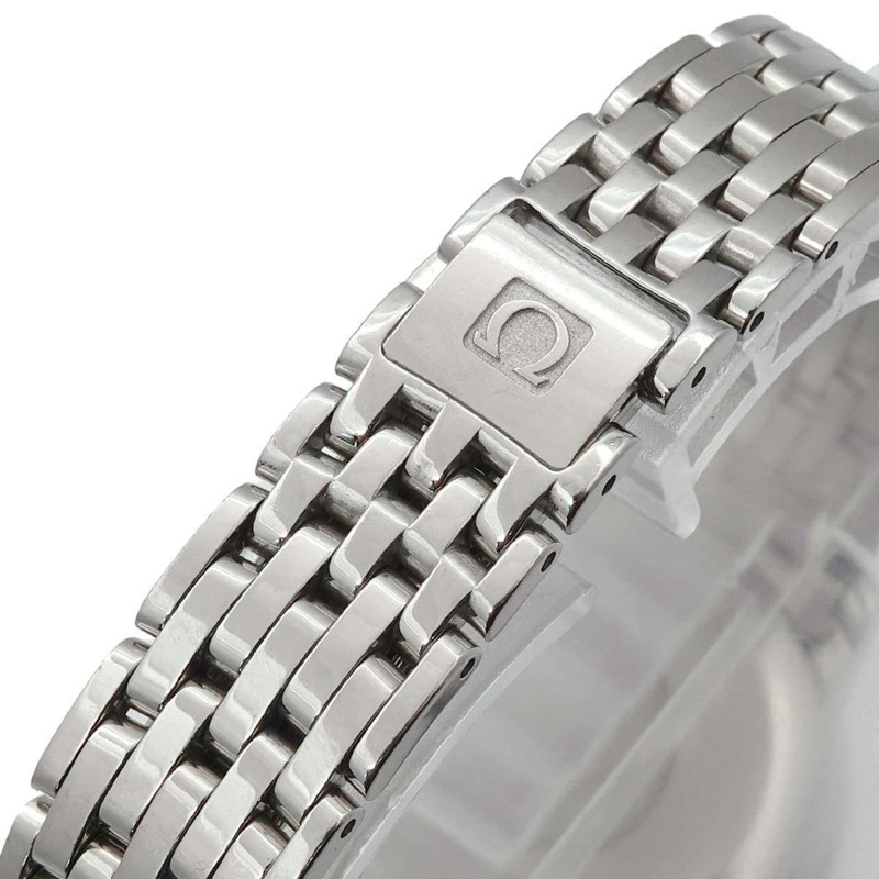 歐米茄 (OMEGA) DeVille Prestige 424 10 33 20 55 002 女士腕錶，帶日期顯示，鑲嵌6顆鑽石，白色錶殼，自動上鍊機芯-6