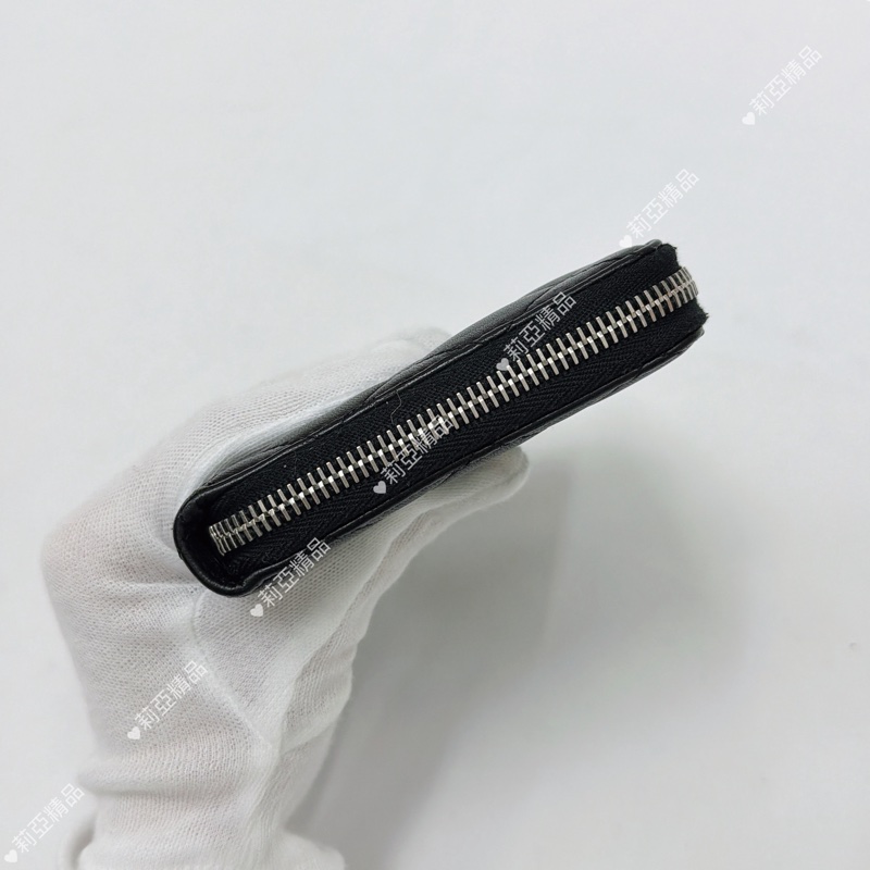 莉亞精品♡ Chanel ㄇ拉對開短夾 二手美夾-5