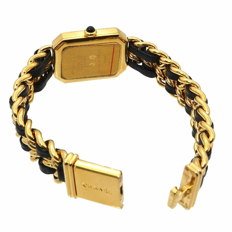 香奈兒 Premiere 女士腕錶，L 碼，H0001，黑金配色，石英機芯-3