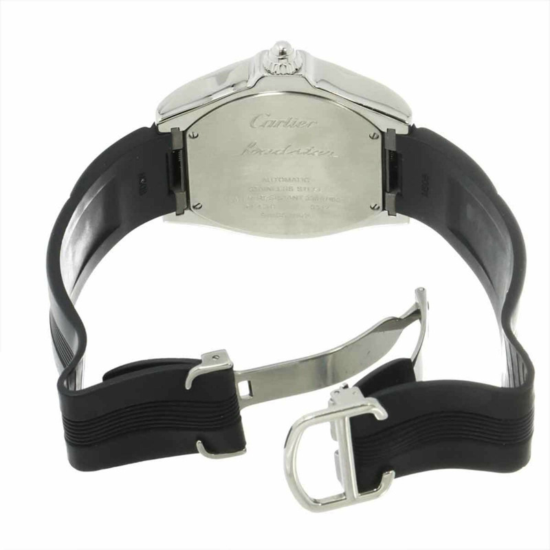 卡地亞 Roadster S LM W6206018 男士腕錶，附日期顯示，銀色，自動上鍊-4