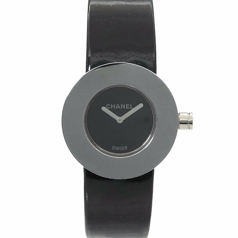 香奈兒 La Ronde H0579 女士黑色石英腕錶-0