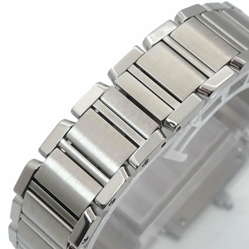 卡地亞 Tank Française SM W51008Q3 女士象牙石英腕錶-5