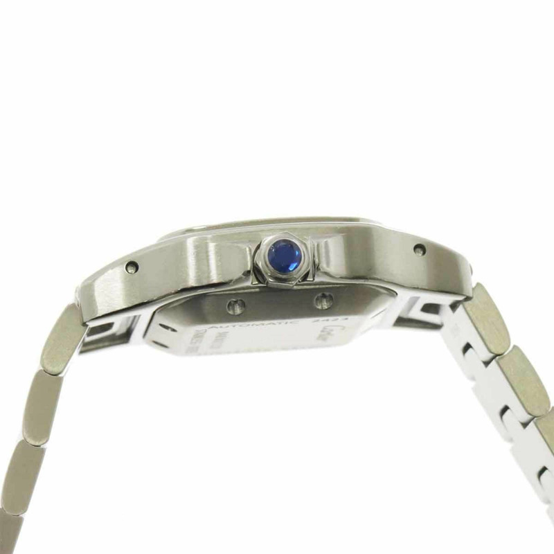 卡地亞 Santos Galbe SM W20066D6 女士腕錶，灰色，自動機械，亞洲獨家款-5