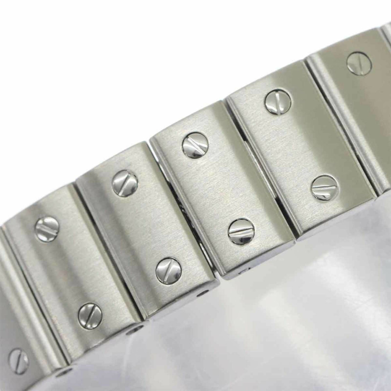 卡地亞 Santos Galbe SM W20066D6 女士腕錶，灰色，自動機械，亞洲獨家款-6