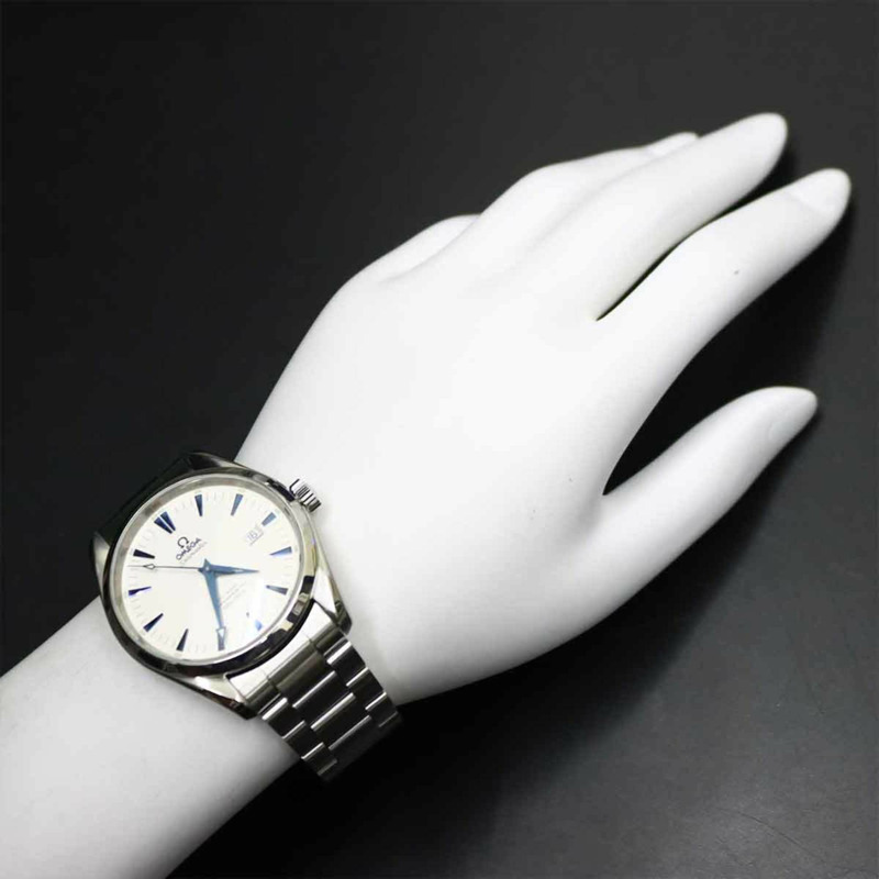 歐米茄海馬系列Aqua Terra 2502 33男士腕錶，附日期顯示，銀色，自動機械錶-3