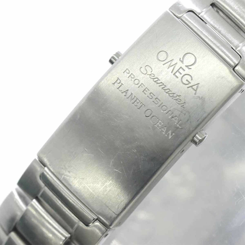 歐米茄海馬系列海洋宇宙2200 50男士腕錶，附日期顯示，黑色，自動機械錶-6