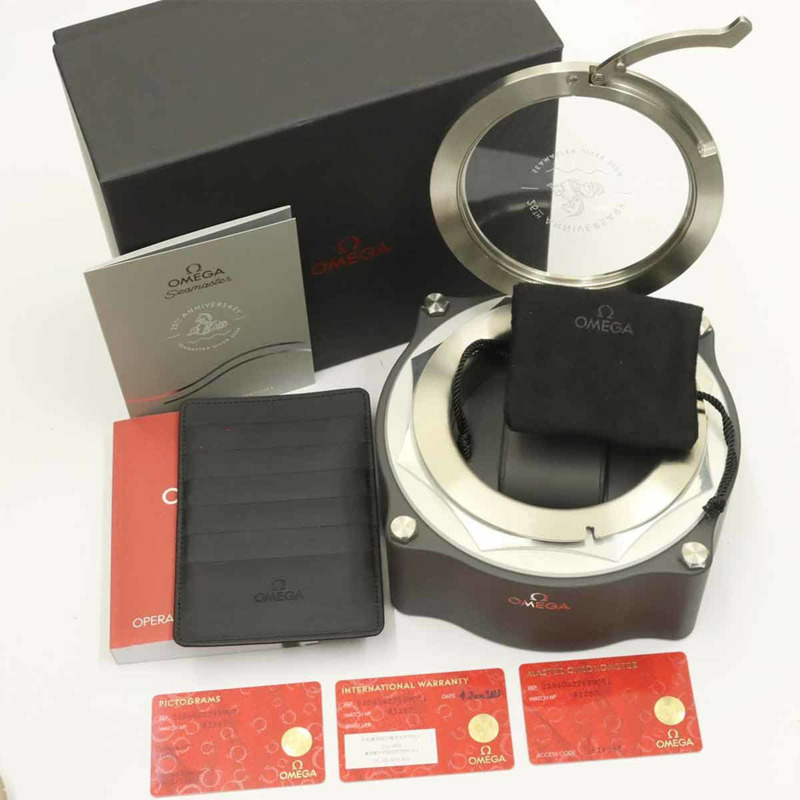 歐米茄海馬系列300公尺潛水錶限量版雙色腕錶 210 60 42 20 99 001，全球限量2500枚，男士腕錶，灰色錶殼，18K玫瑰金錶殼，自動上鍊。-1