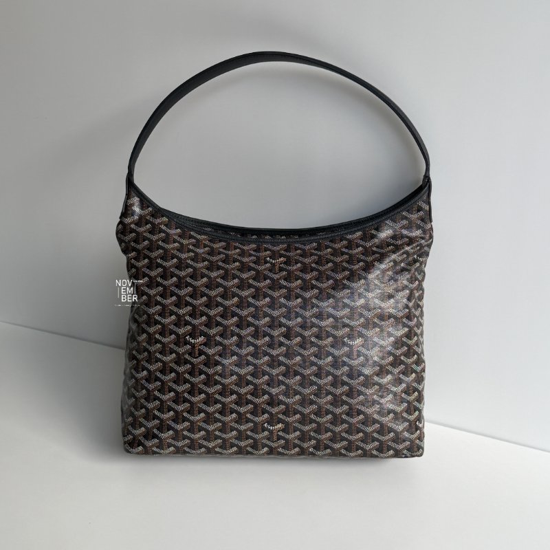 手繪款💖 閒置新🫰🏻 Goyard 戈雅 Hobo 黑 (手繪粉色愛心)-6