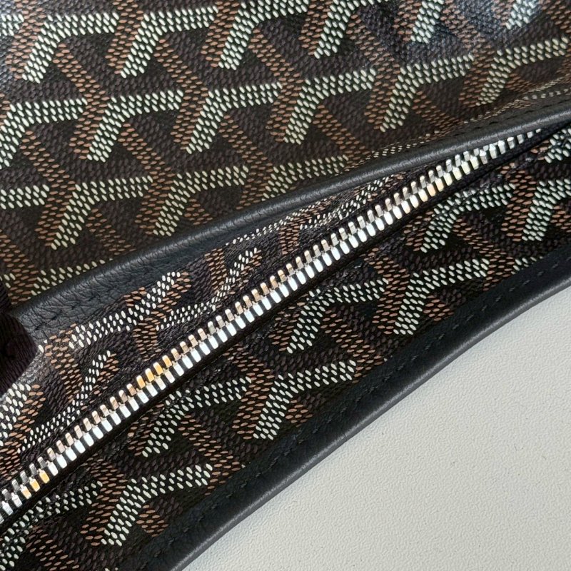 手繪款💖 閒置新🫰🏻 Goyard 戈雅 Hobo 黑 (手繪粉色愛心)-9