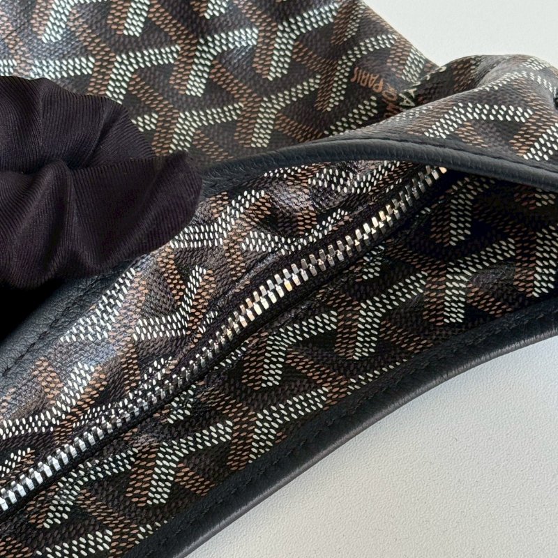 手繪款💖 閒置新🫰🏻 Goyard 戈雅 Hobo 黑 (手繪粉色愛心)-10