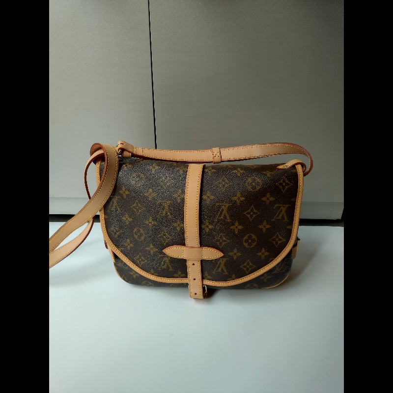 LV 老花小號雙馬鞍包-1