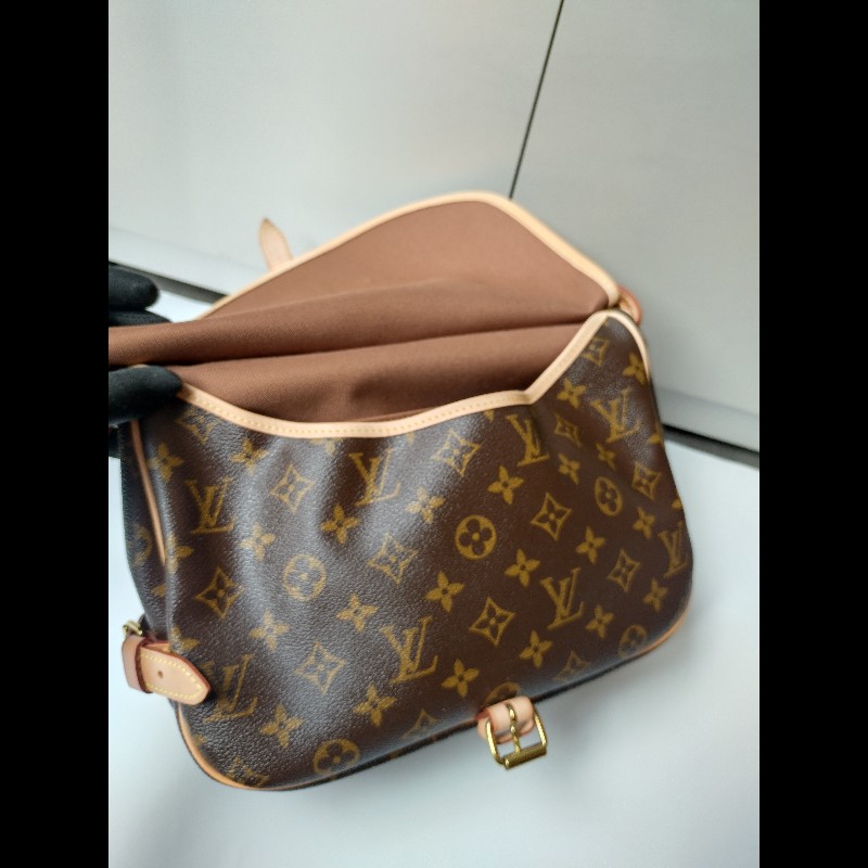 LV 老花小號雙馬鞍包-22