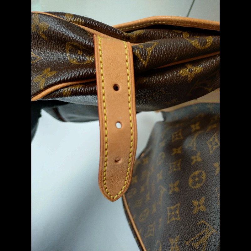 LV 老花小號雙馬鞍包-33