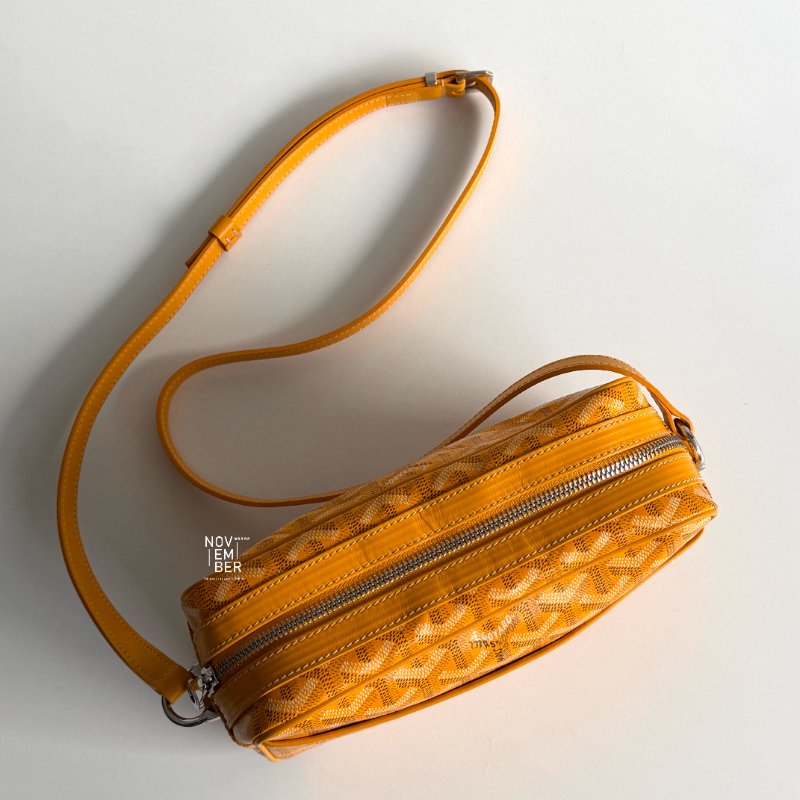 招財黃💛 99新🆕 Goyard 戈雅 Cap-Vert PM Bag 相機包 黃色-3