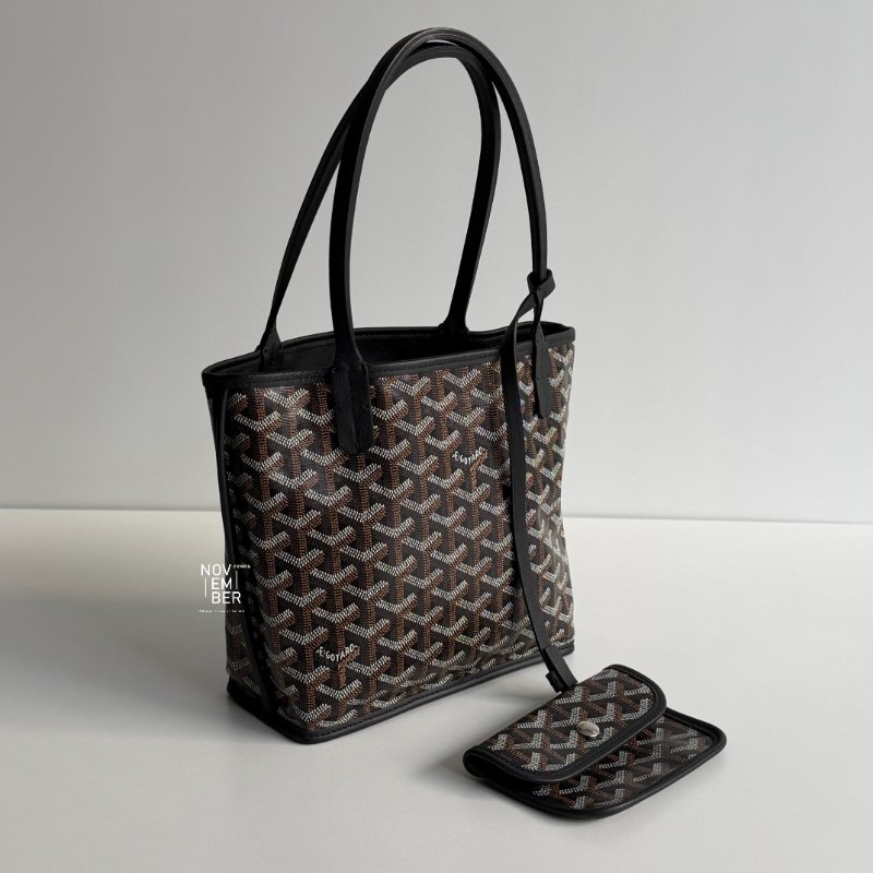 小可愛🖤 閒置新有購證🙌🏻 Goyard 戈雅 mini tote bag 黑色-1