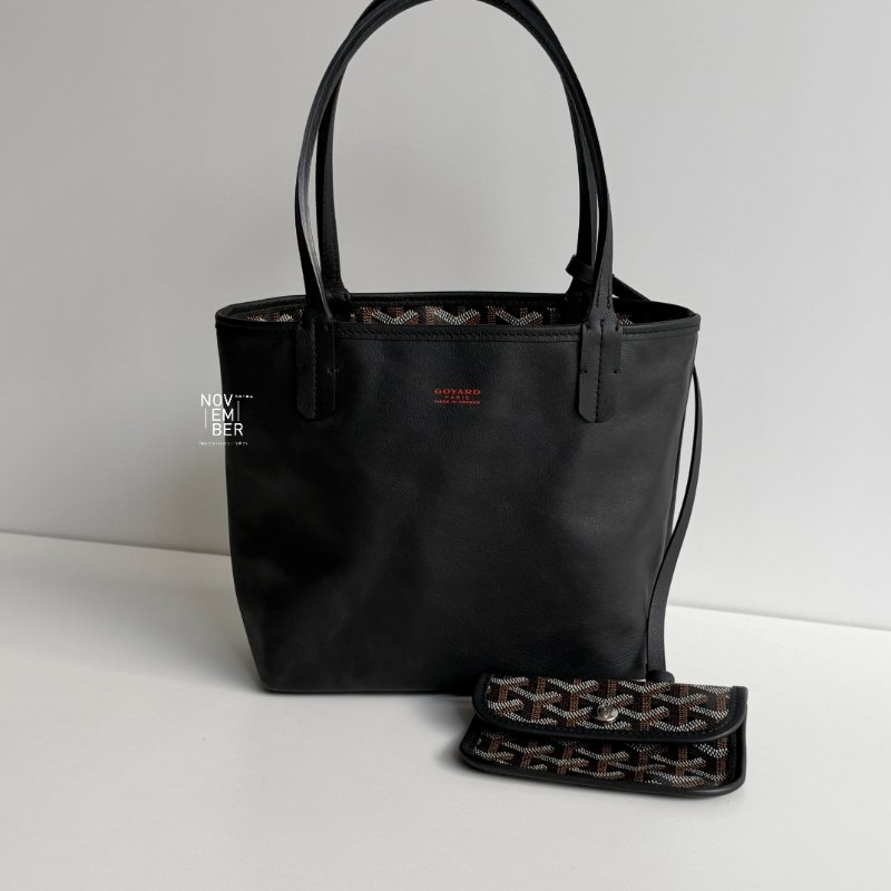 小可愛🖤 閒置新有購證🙌🏻 Goyard 戈雅 mini tote bag 黑色-4
