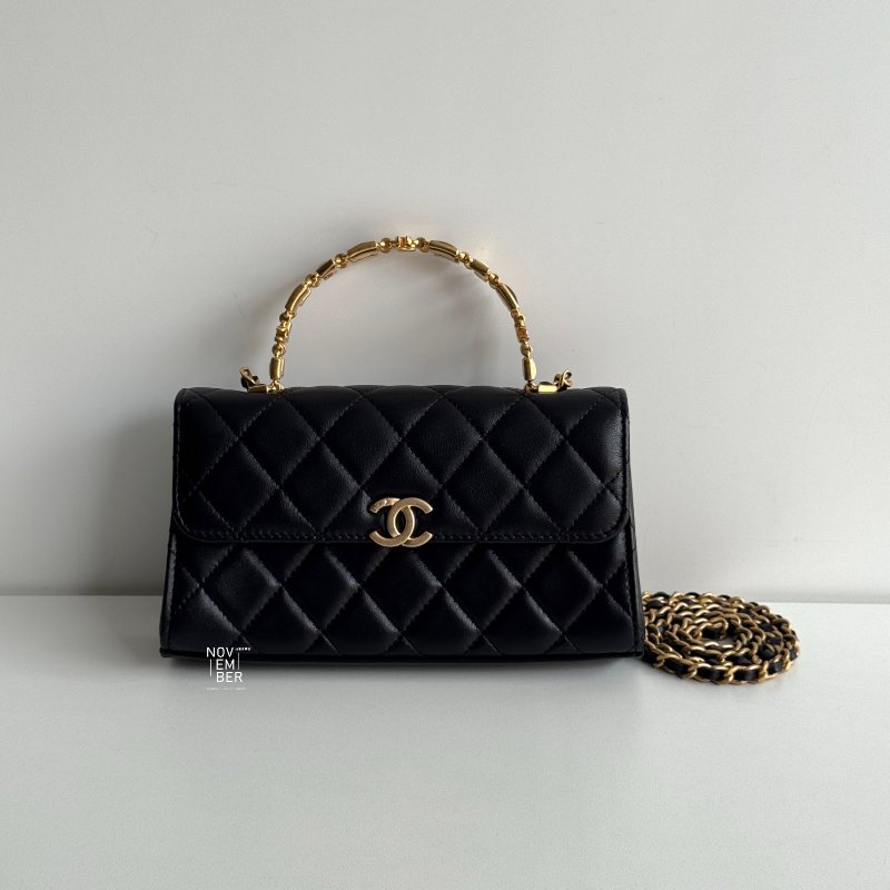 99新🆕 Chanel 香奈兒 22B Handle 琺瑯手柄-0