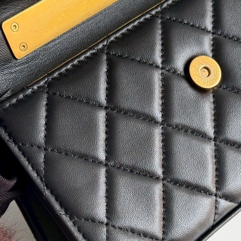 99新🆕 Chanel 香奈兒 22B Handle 琺瑯手柄-13