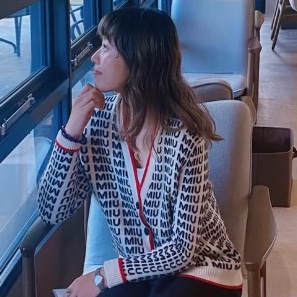 ❤️ MIU MIU 千金風 滿印LOGO款 開衫毛衣-2