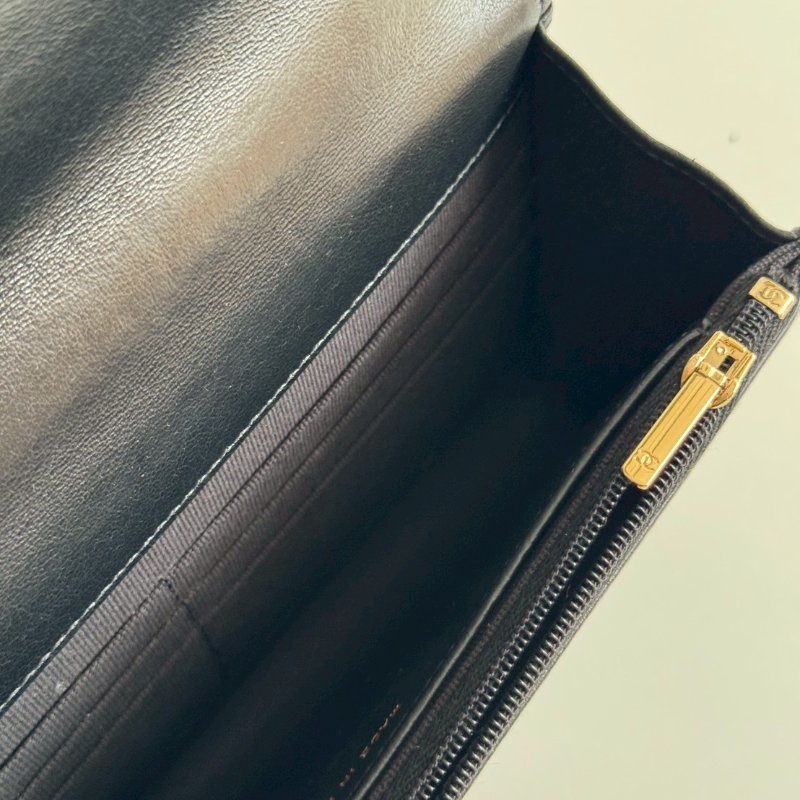 99新🆕 全配有購證😍 Chanel 香奈兒 珍珠 WOC 黑金-7